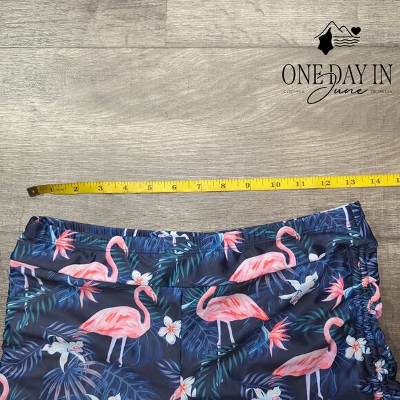 Yonique Blouson Boyshort Tankini Swimsuit Size M - Picture 5 of 6